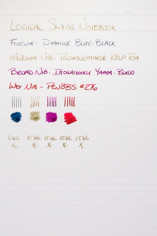 Logical Swing Notebook Review | Fountain Pen Love